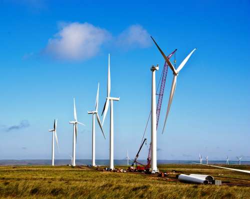 (Puget Sound Energy) Puget Sound Energy has erected all 149 wind turbines at the 343MW Lower Snake River phase I project in Washington.