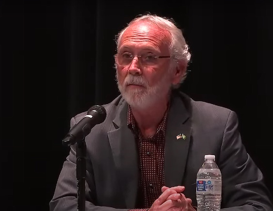 Representative Dan Newhouse, R-Washington, discusses the subject of the four Lower Snake River dams with fellow House members and representatives of regional agencies and organizations. 