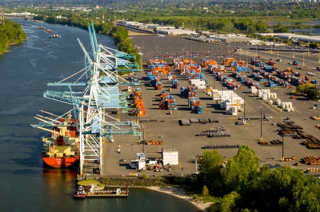 Terminal 6 at the Port of Portland, pictured here in April of 2013, will receive its first container ship since the port lost 95 percent of its container business in April because of long loading and unloading times.
