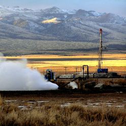 Geothermal site in Raft River, Idaho