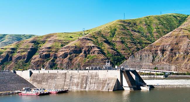 Southeastern Washington's Lower Granite Dam.