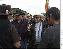 The tribes believe the presence of the family is a threat to the salmon run