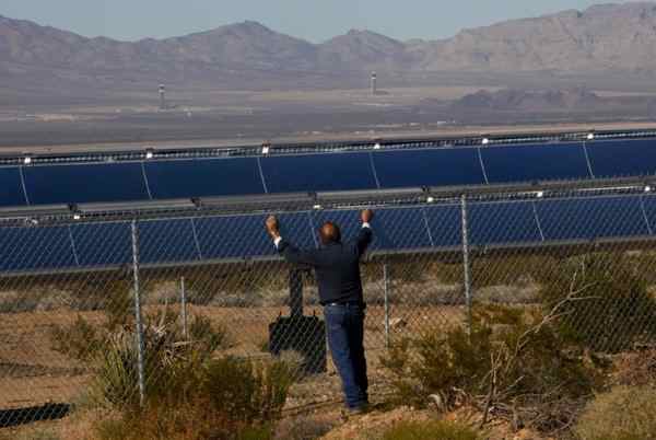 Solar arrays, such as these in Victorville, are becoming an increasingly common sight in California. (Mark Boster)