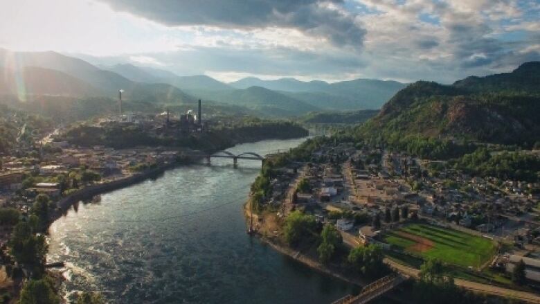 The Teck smelter sits on the banks of the Columbia River in southeast British Columbia.