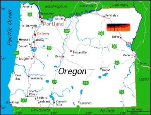 Oregon atate map courtesy of OGI