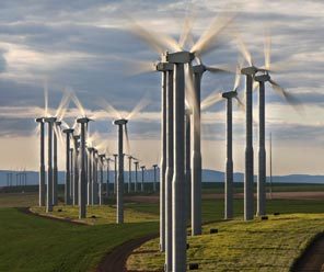 These turbines on a bluff above Wallula, in southeastern Washington, are part of a rapidly expanding string of wind farms.