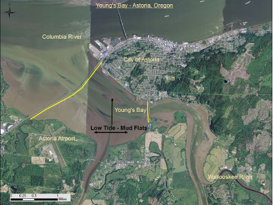 Youngs Bay, the gillnetters' largest off-channel fishing area. (photo: Salmon For All)