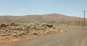 The proposed Wild Horse Wind Power Project would be located in the distant vicinity shown here. (Photo by Mark Ohrenschall)